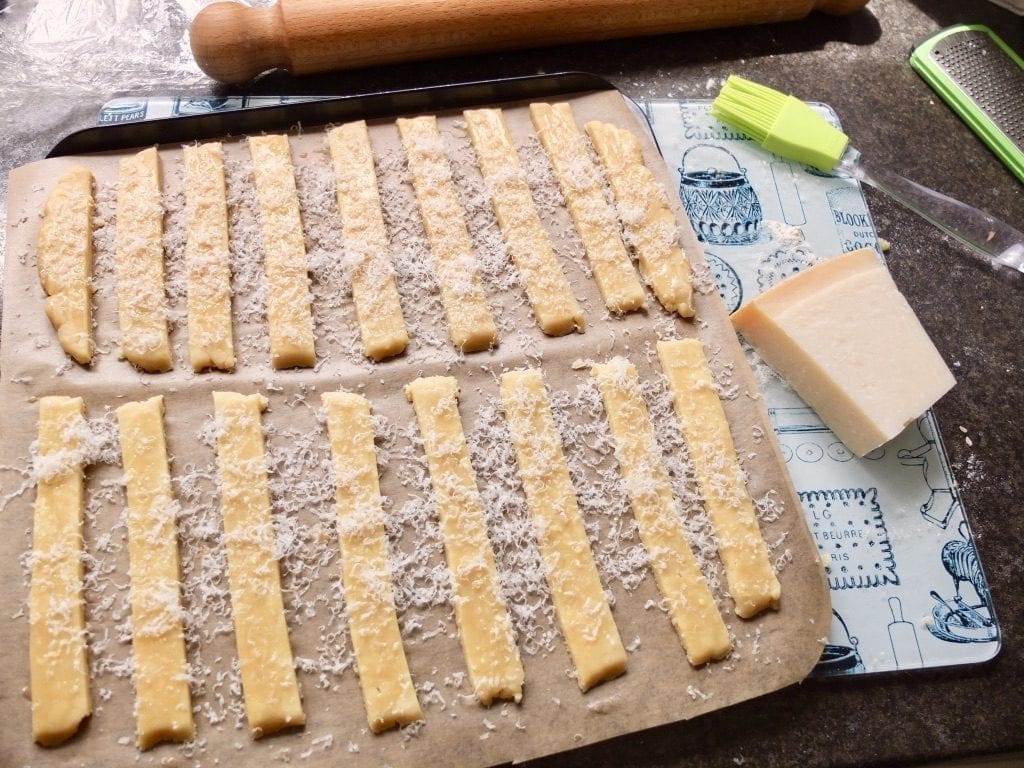 Cheese Straws in the making