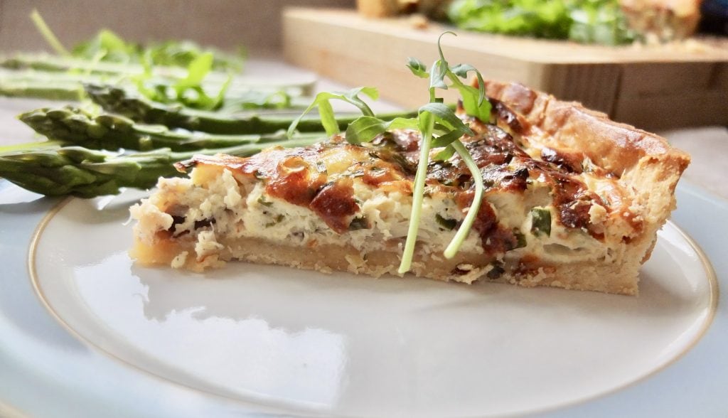 Smoked Mackerel Quiche with Horseradish