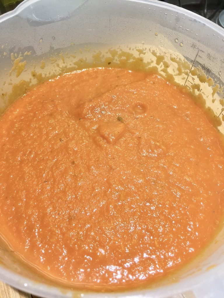 Tomato sauce.