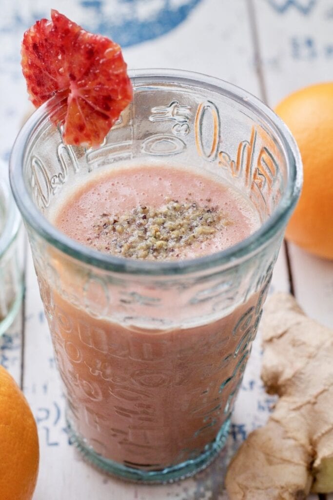 Blood Orange & Ginger Smoothie