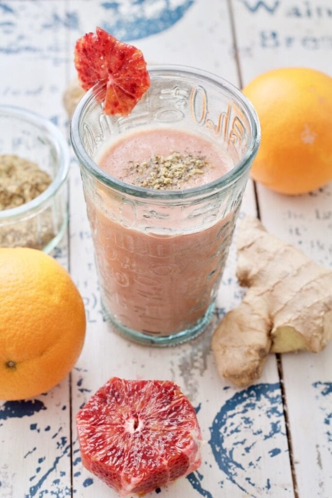 Blood Orange & Ginger Smoothie