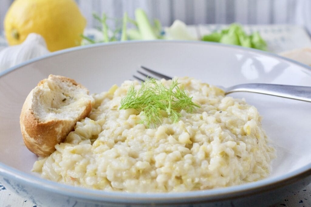 Instant Pot Fennel & Leek Risotto