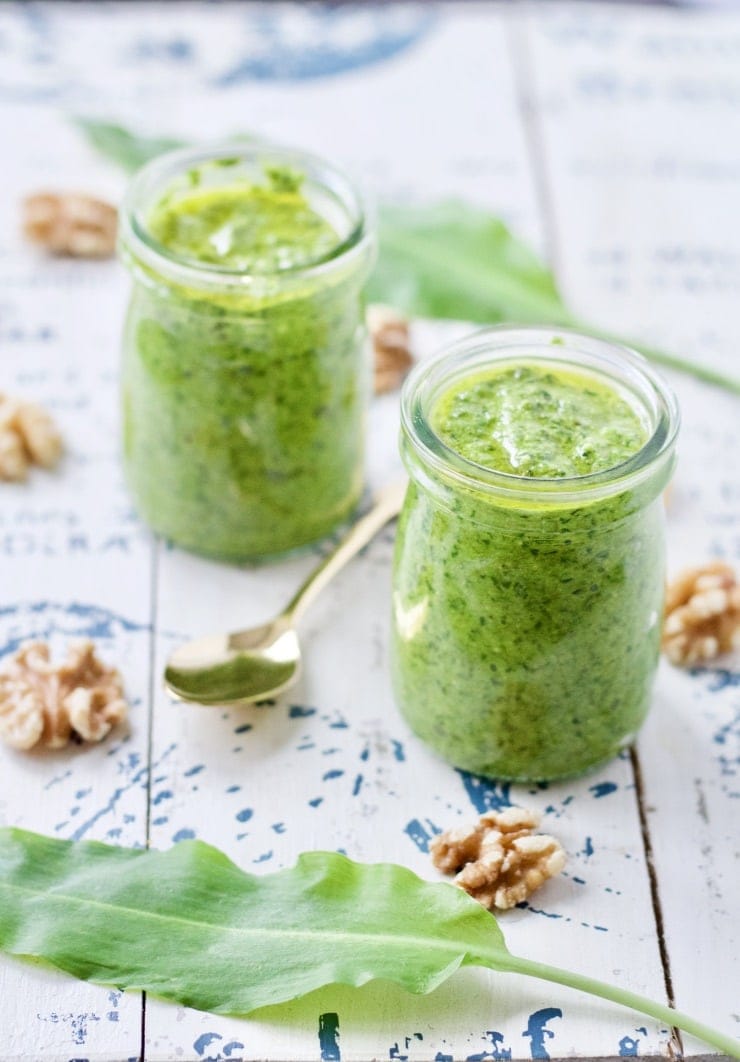 Wild Garlic & Walnut Pesto - 2 jars