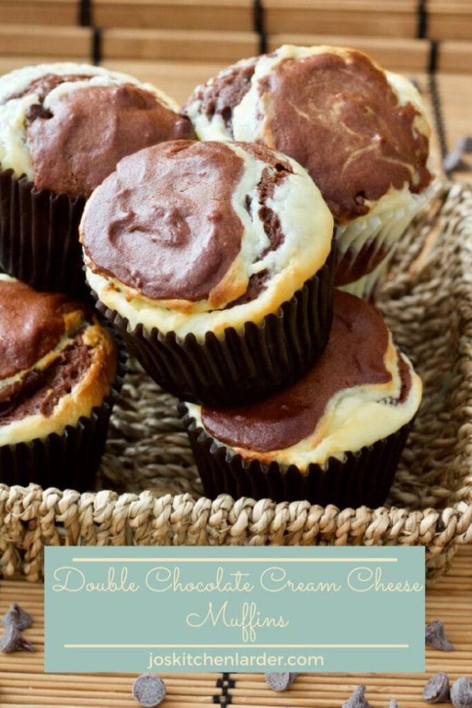 Double Chocolate Cream Cheese Muffins