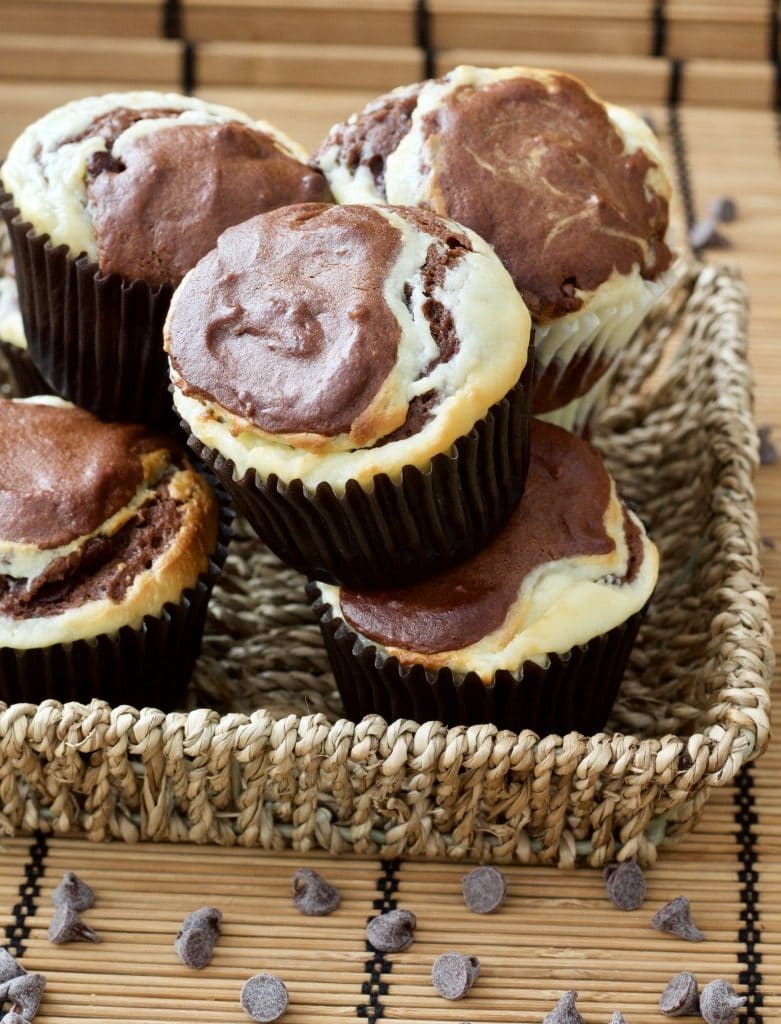 Double Chocolate Cream Cheese Muffins