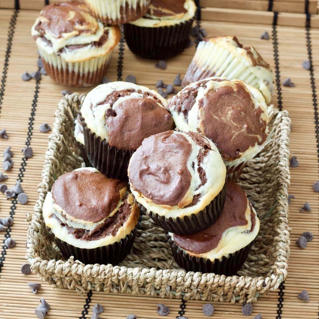 Double Chocolate Cream Cheese Muffins