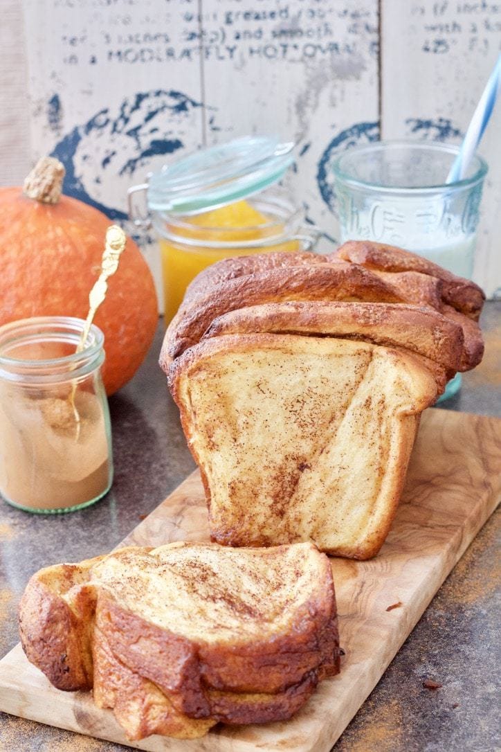 Pumpkin & Cinnamon Pull Apart Bread