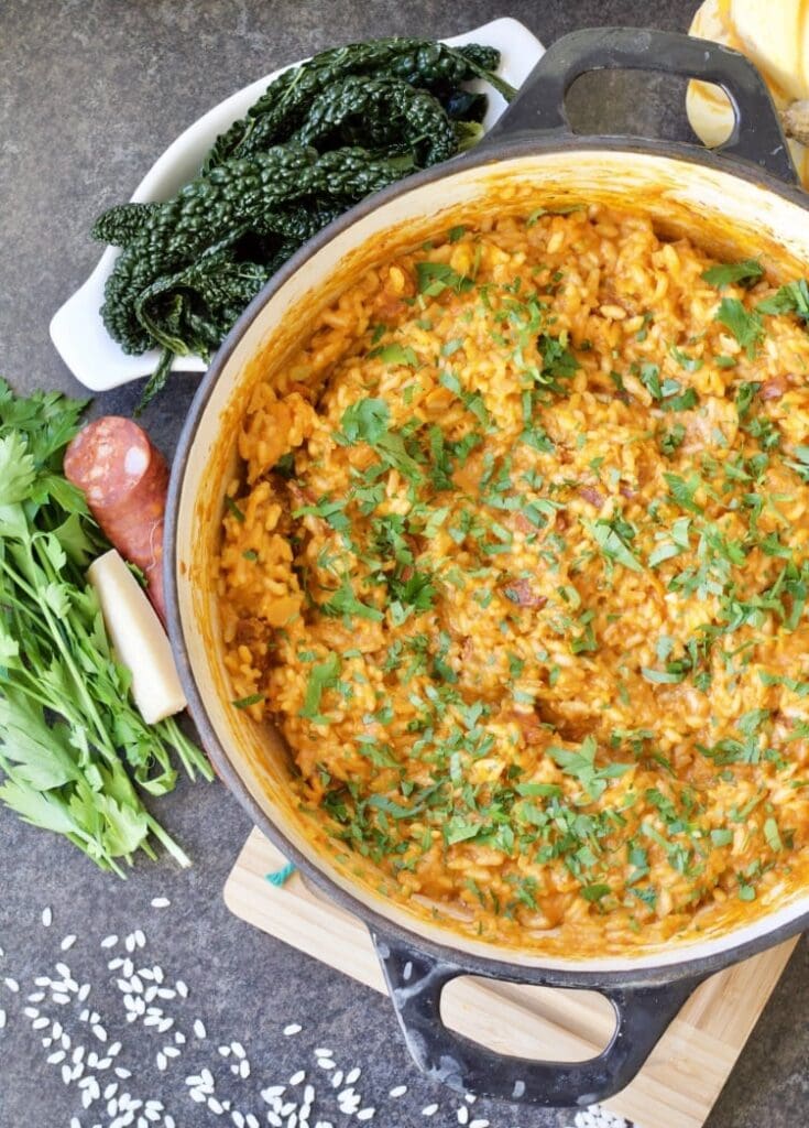 Butternut Squash & Chorizo Risotto