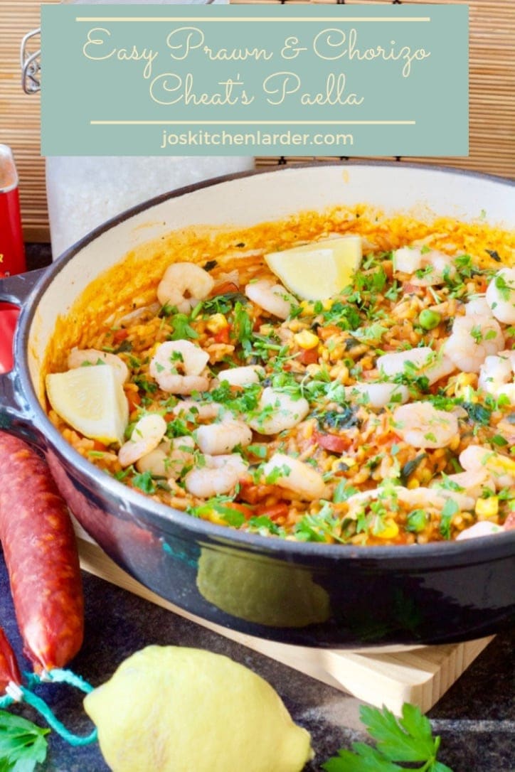 Easy Prawn & Chorizo Cheat's Paella