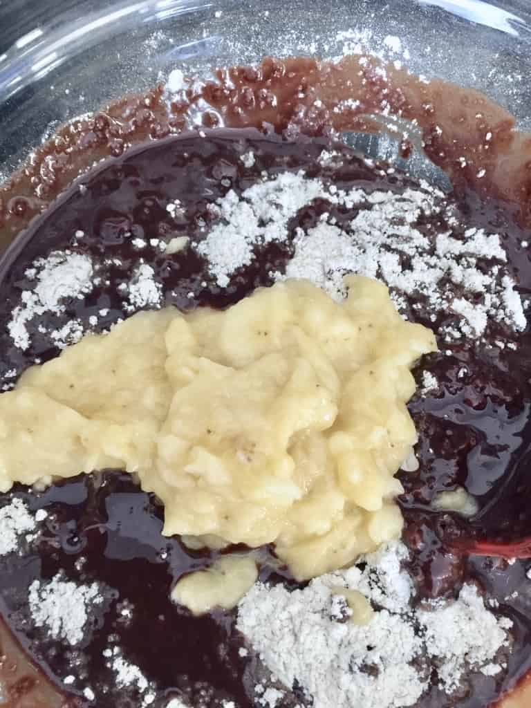 Chocolate banana cake traybake jo s kitchen larder