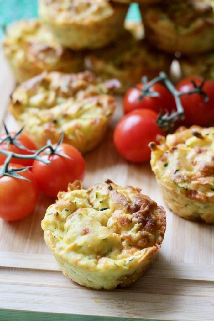 Cheesy Carrot & Courgette Savoury Muffins
