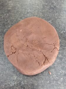 chocolate shortbread dough
