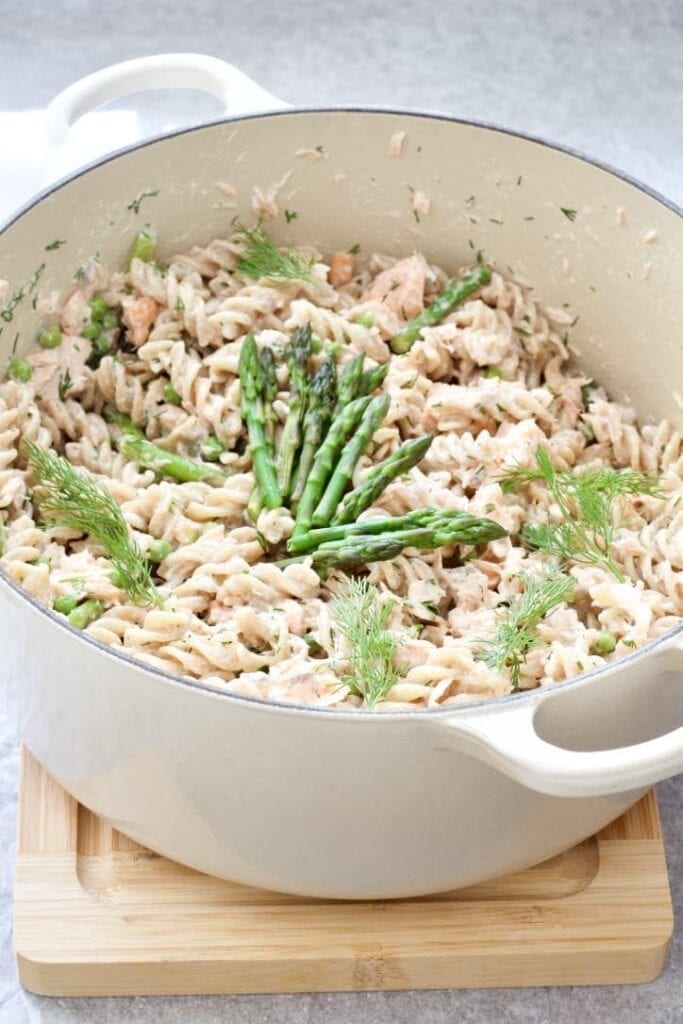 Creamy Salmon & Asparagus Pasta Jo's Kitchen Larder