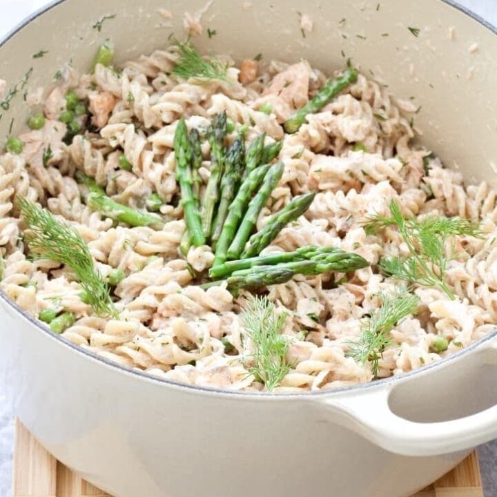 Creamy Salmon & Asparagus Pasta Jo's Kitchen Larder