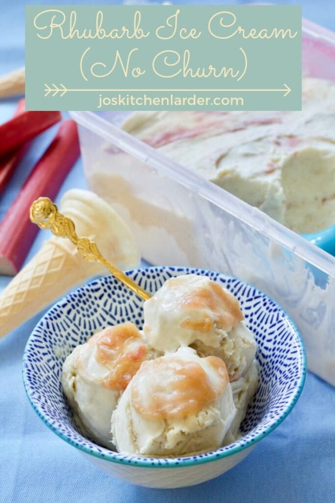 Rhubarb ice cream recipe no churn deals