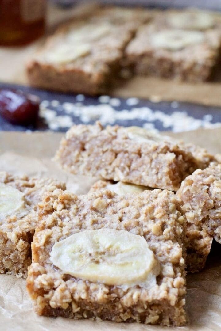 Healthy Banana Flapjacks Jo's Kitchen Larder