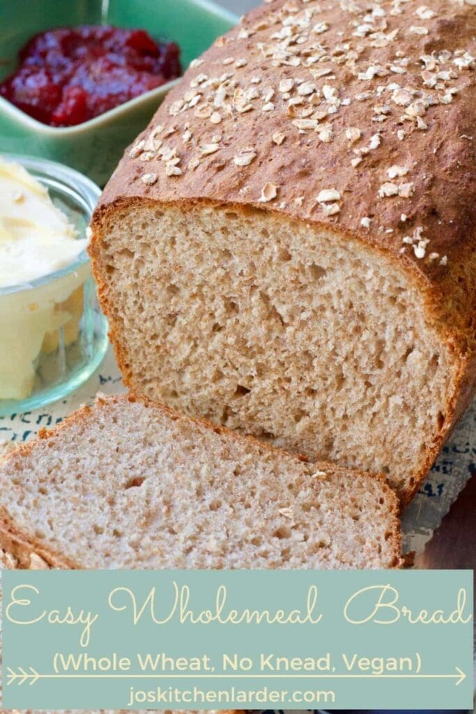 Close up of loaf of bread.