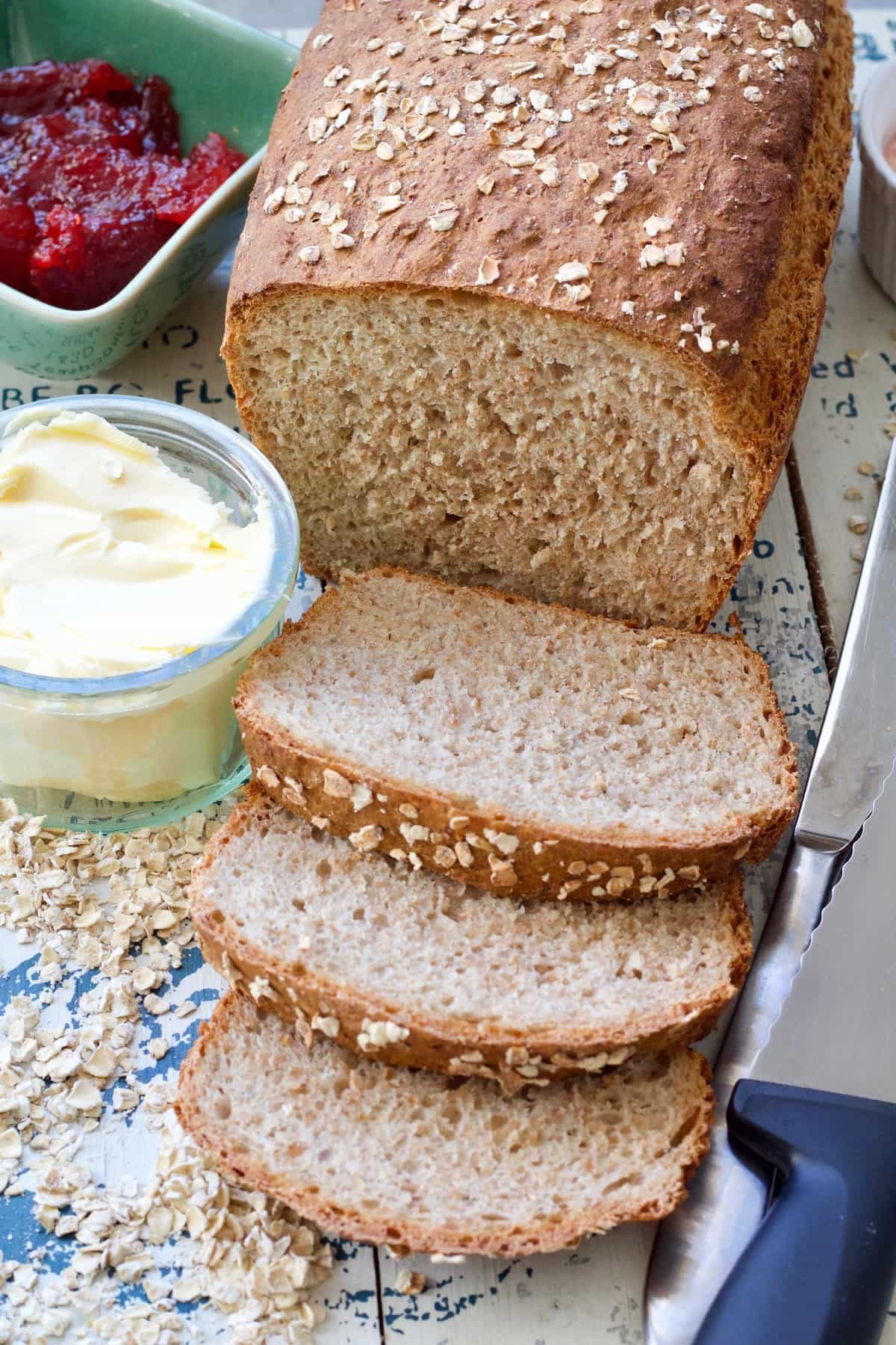 Easy Wholemeal Bread Recipe (No Knead) | Jo's Kitchen Larder