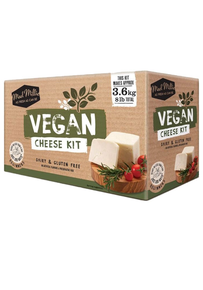 Vegan cheese kit box.