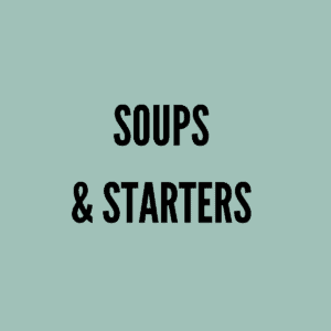 Soups, Starters & Light Meals