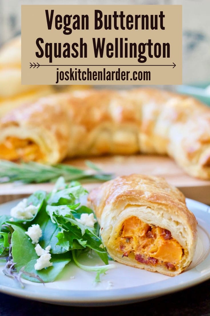 Vegan Butternut Squash Wellington Jo's Kitchen Larder