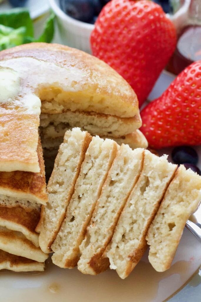 Fluffy Vegan Buttermilk Pancakes Jo's Kitchen Larder