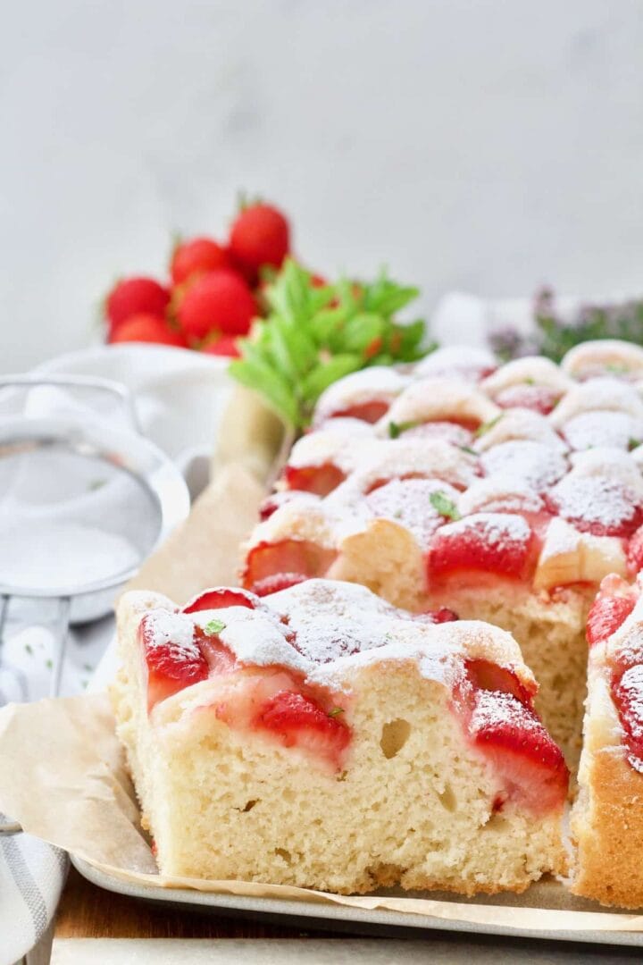Strawberry Yogurt Cake (Vegan) Jo's Kitchen Larder