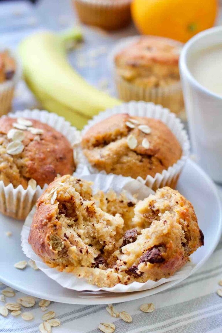 Healthy Banana Muffins (Vegan) Jo's Kitchen Larder