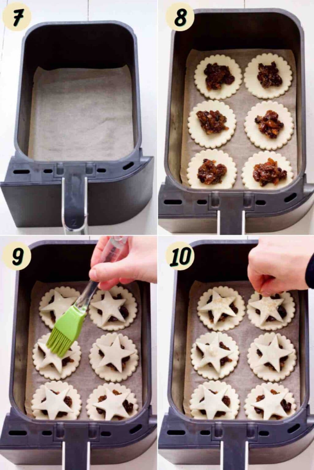 Puff Pastry Mince Pies (Air Fryer + Oven) - Jo's Kitchen Larder