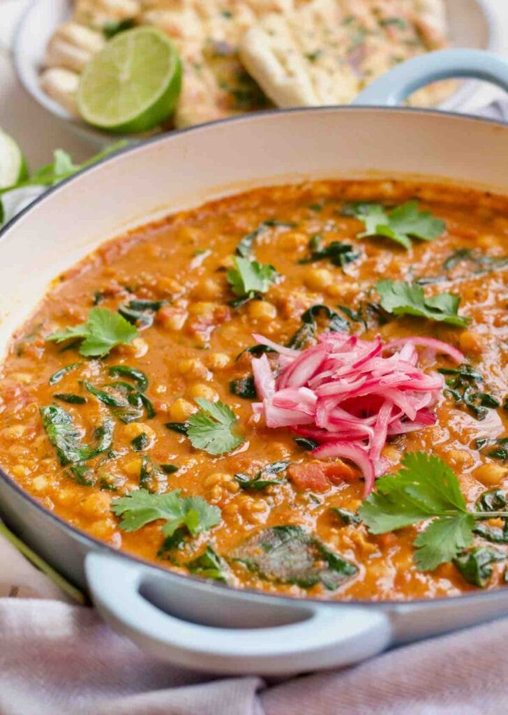 Chickpea and Spinach Curry - Jo's Kitchen Larder