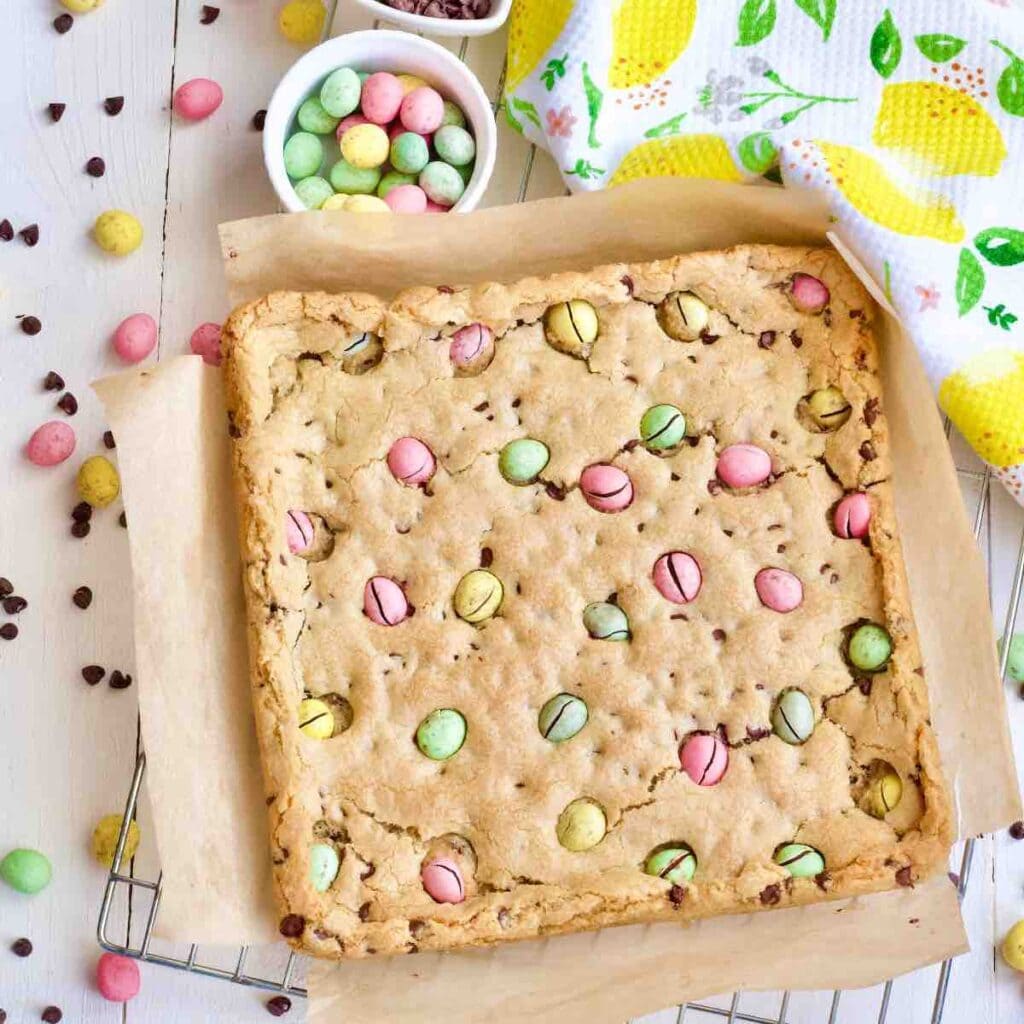 Mini Egg Cookie Bars Vegan Jo S Kitchen Larder