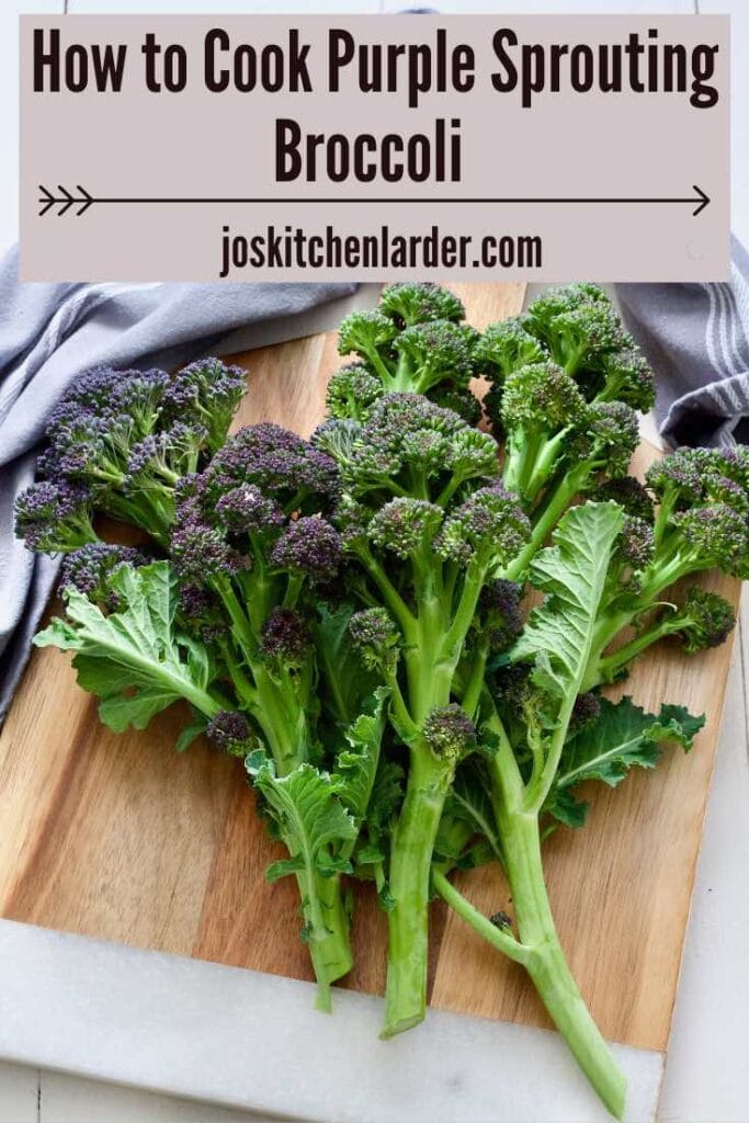 PSB stalks on a wooden board.