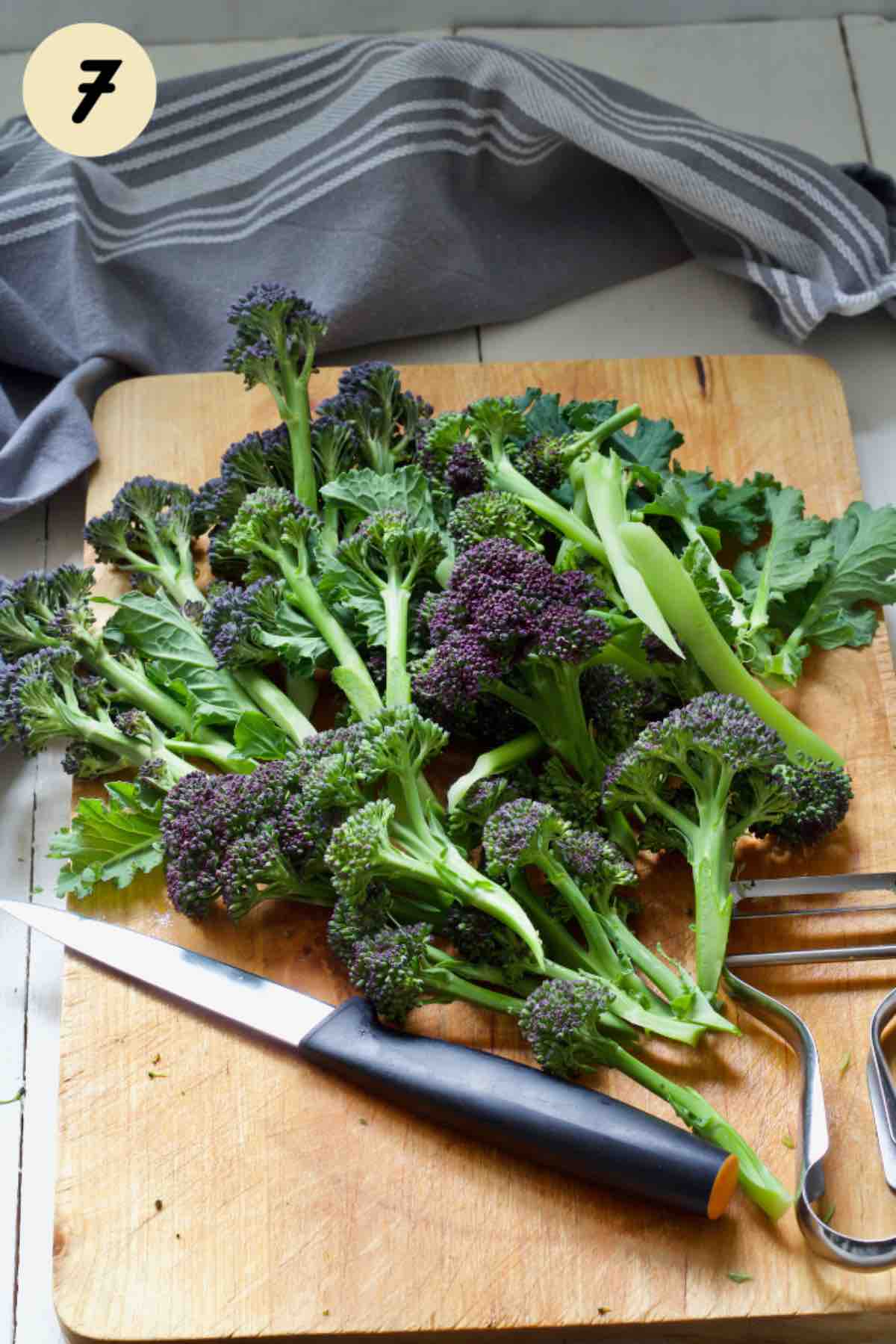 PSB on the board prepared and ready for cooking.