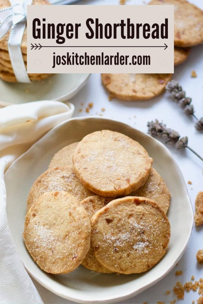 Shortbread biscuits in a bowl.